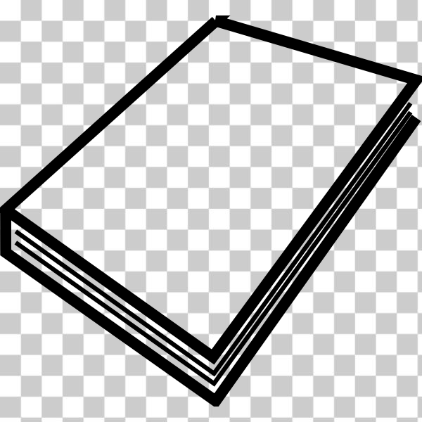 freesvgorg,book,BuJo,clip art,clipart,line-art,perspective,read,reading,svg,textbook