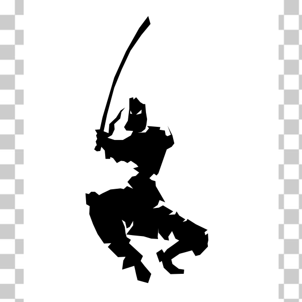 japan,leaf,ninja,samurai,silhouette,sword,Japaneese,svg,freesvgorg