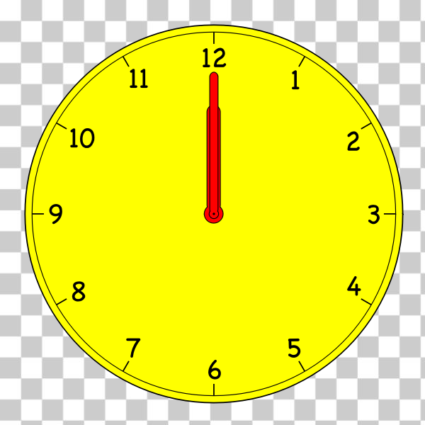 Free: SVG Analogue clock vector clip art - nohat.cc