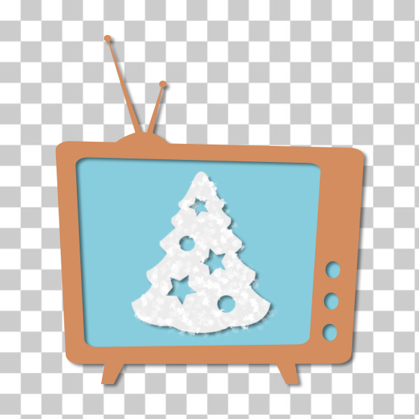 Christmas,television,tree,tv,60s style,holidays2019,svg,freesvgorg