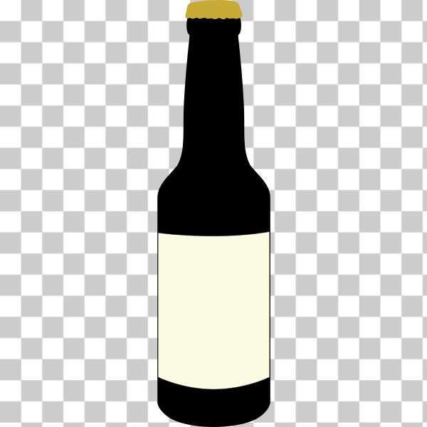 alcohol,beer,bottle,drink,glass bottle,Beer bottle,bouteille,biere,svg,freesvgorg