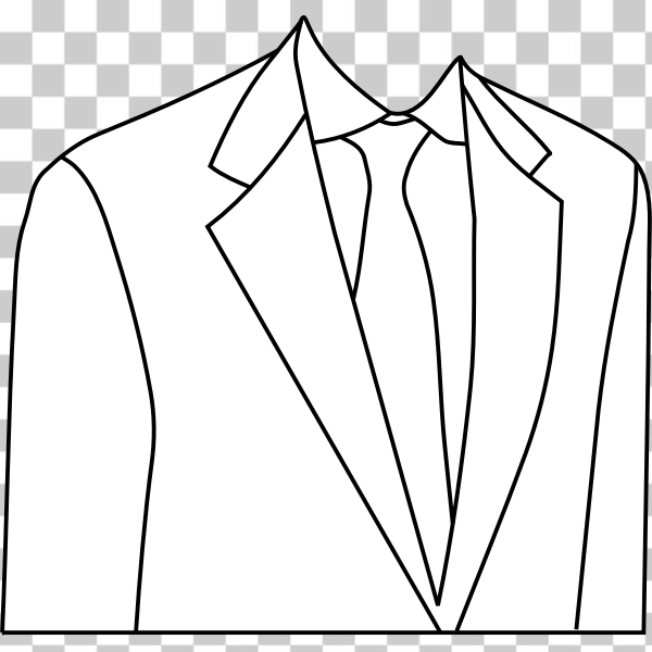 clothing clip art black and white