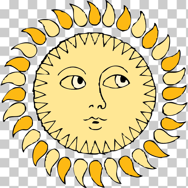 astronomy,cartoon,circle,contour,face,head,mouth,nose,organ,smile,space,sun,weather,yellow,Facial expression,Cheek,Sun Moon Star Stuff,svg,freesvgorg