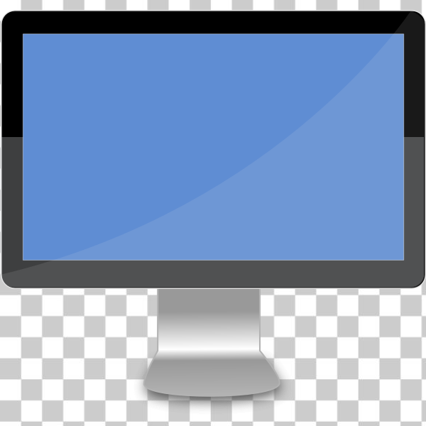 computer,desktop,lcd,monitor,screen,wide,svg,freesvgorg
