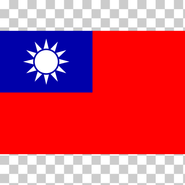Asia,China,flag,rectangle,taiwan,svg,freesvgorg