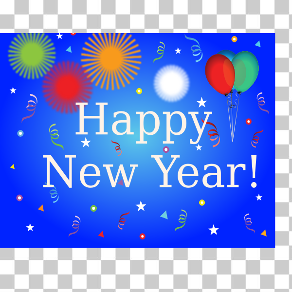 svg,freesvgorg,balloon,confetti,fireworks,Happy New Years,New Years,new years party,year,new years,Neujahr