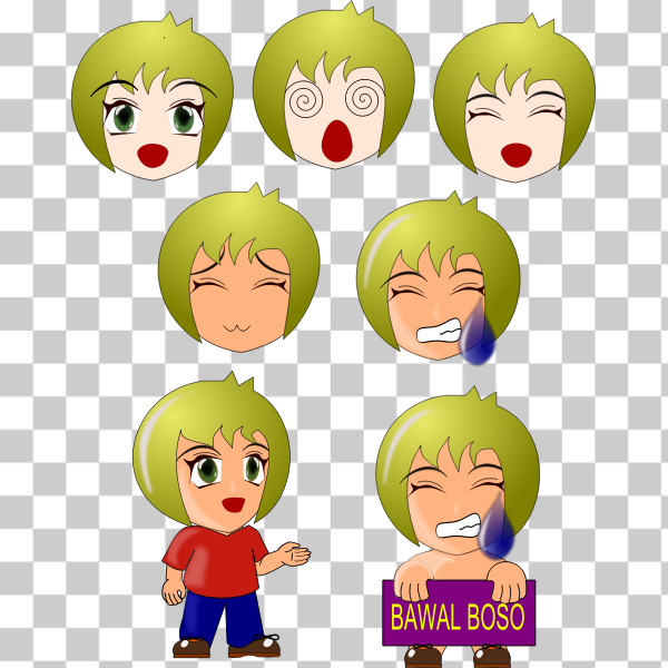 illustration,inkscape,manga,smile,Fictional character,Social group,expressions,svg,freesvgorg,anime,boy,cartoon,chibi,child,clip-art,face,graphics,happy,icon