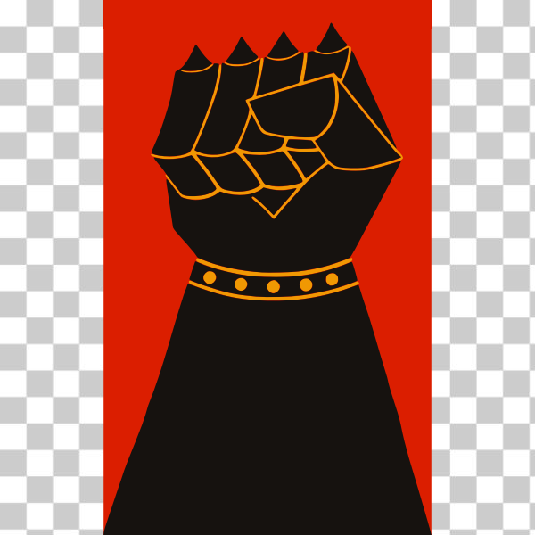 Free SVG Power Fist Vector Illustration nohat.cc