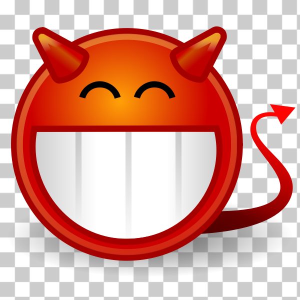 Smiley,Snout,Facial expression,my favorite clipart,svg,freesvgorg,cartoon,devil,emote,emoticon,evil,icon,line,mouth,red,smile