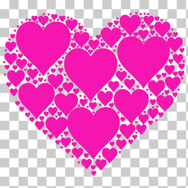freesvgorg,heart,hearts,love,pink,romance,Valentine&#039;s day,Caractères,remix+220425,nonoverlapping,svg