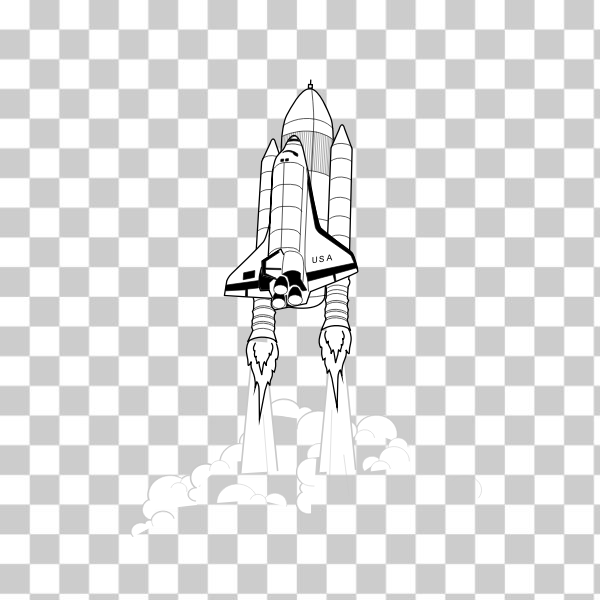 art,artwork,drawing,illustration,ISS,liftoff,line-art,nasa,rocket,shuttle,sketch,space,Coloring book,gray scale,svg,freesvgorg