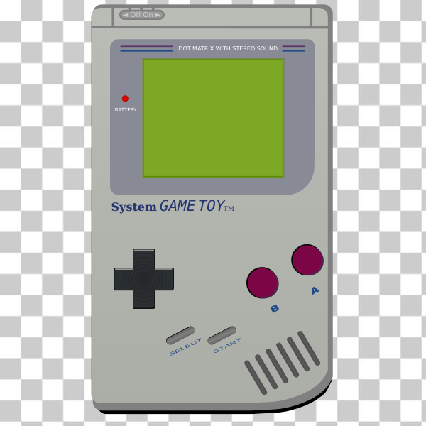 Game Boy Advance Royalty Free Stock SVG Vector and Clip Art