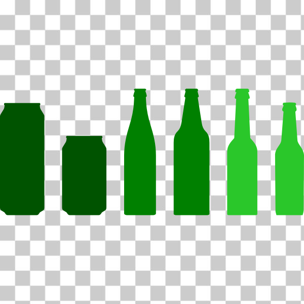 beer,bottle,can,drink,drinkware,green,line,silhouette,glass bottle,plastic bottle,Wine bottle,Beer bottle,Water bottle,svg,freesvgorg