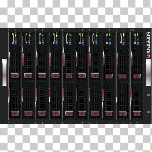 server,technology,Electronic device,Audio equipment,Disk array,blade chassis,blade system,supermicro,svg,freesvgorg