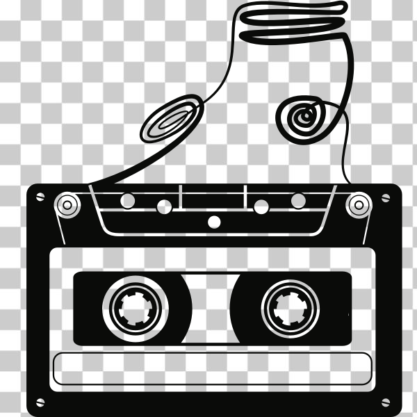 cassette,music,record,tape,Compact cassette,cassette tape,svg,freesvgorg