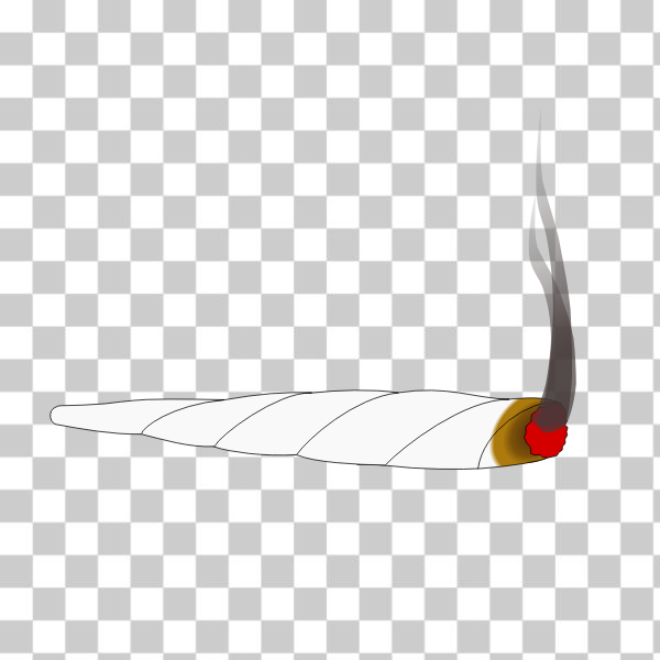 Free: SVG Animation of a Joint Cannabis 