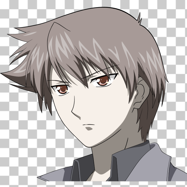 Free: SVG Male anime character 