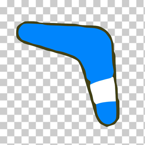 blue,Boomerang,curve,stripe,toy,wind,remix+299204,svg,freesvgorg