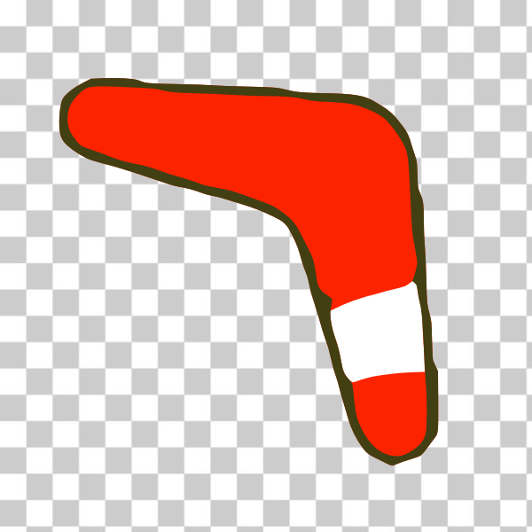 Boomerang,curve,red,stripe,toy,wind,remix+299204,svg,freesvgorg