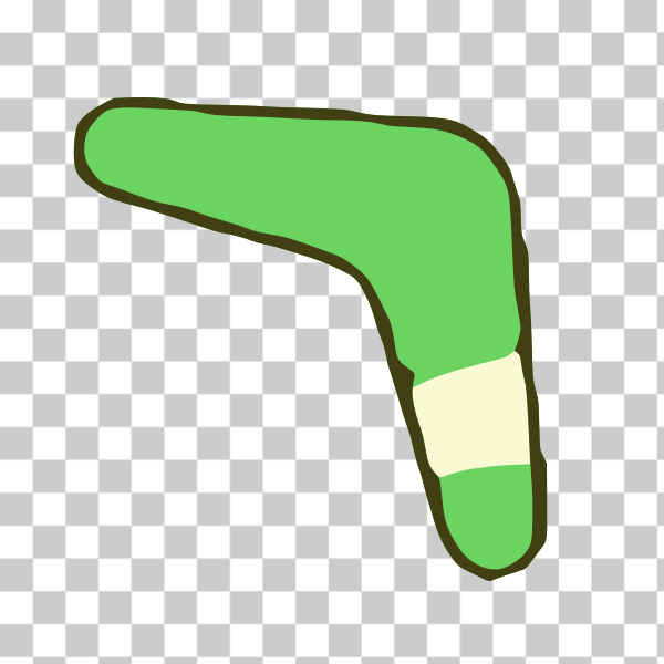 Boomerang,curve,green,stripe,toy,wind,remix+299204,svg,freesvgorg