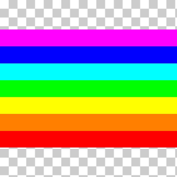 Rainbow Colors; Normal and Inverted