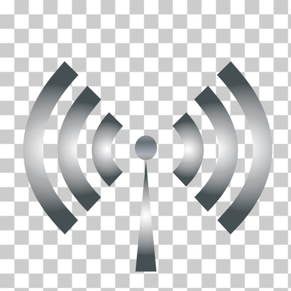 antenna,circle,clip-art,gradient,graphics,Logo,metallic,network,router,signal,symbol,technology,transmission,wi-fi,wireless,black and white,sending,svg,freesvgorg