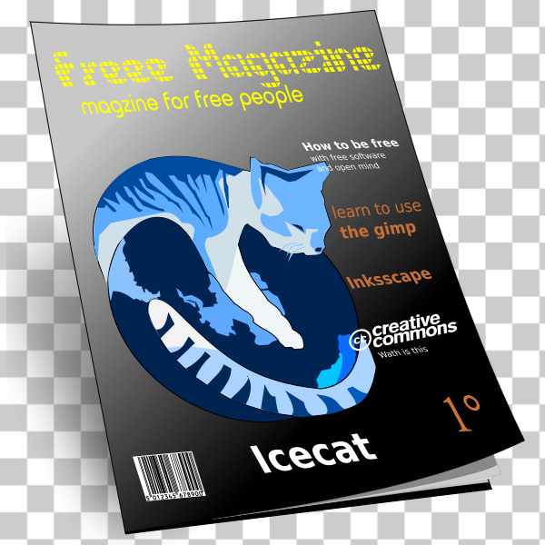 3D,font,free,Libre,Logo,magazine,poster,Book cover,icecat,revista,svg,freesvgorg