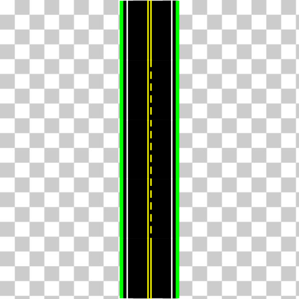 green,highway,line,parallel,passing,road,roadway,street,transportation,top view,double yellow line,dashed yellow line,passing zone,svg,freesvgorg