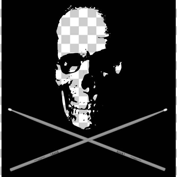 art,font,illustration,pirate,skull,black and white,Graphic design,Fictional character,drumsticks,jolly rogers,svg,freesvgorg