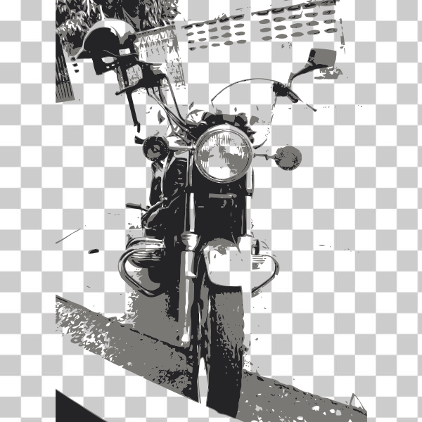 art,bujung,font,illustration,machine,motorcycle,vehicle,black and white,Honda Goldwing,svg,freesvgorg