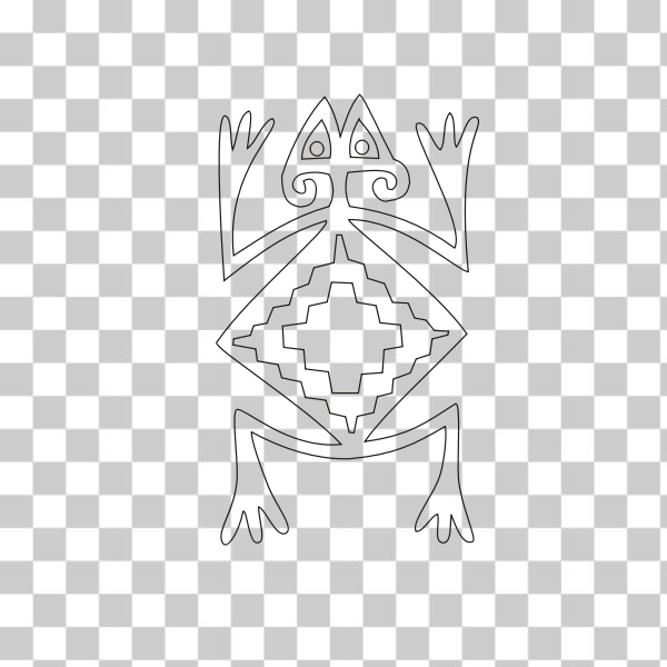 art,culture,design,frog,illustration,indigenous,line,line-art,people,symmetry,triangle,white,black and white,Coloring book,diaguita,svg,freesvgorg