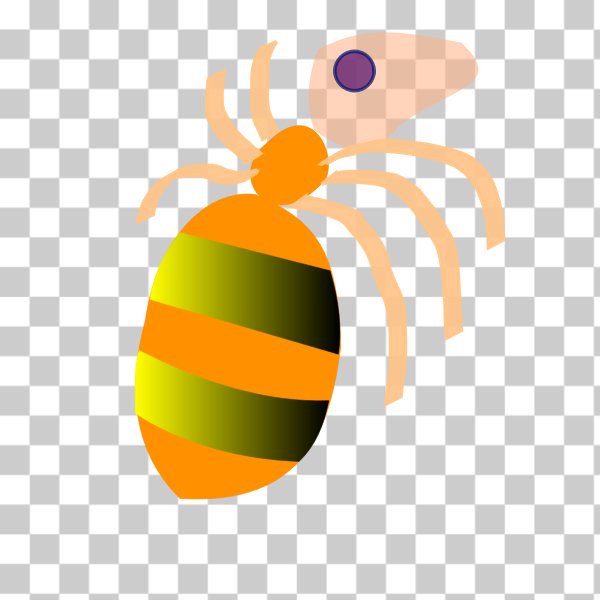 bee,clip-art,graphics,honeybee,insect,invertebrate,line,pest,yellow,Membrane-winged insect,svg,freesvgorg