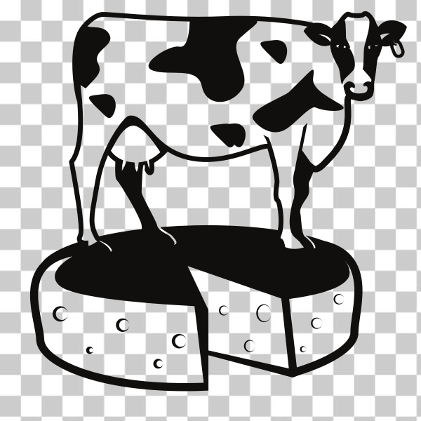 cattle,cheese,Cow,farm,food,logotype,milk,silhouette,cricut svg,laser cutting,svg cut file,svg,freesvgorg
