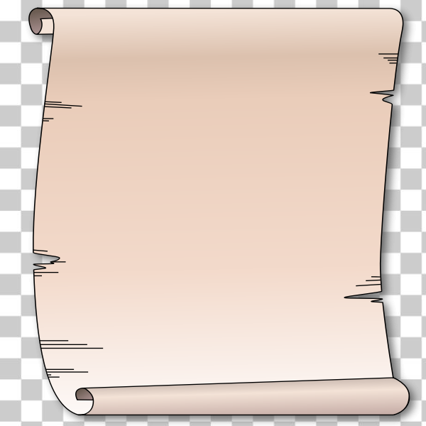 Scroll paper SVG. Parchment SVG. Scroll paper png, clipart.