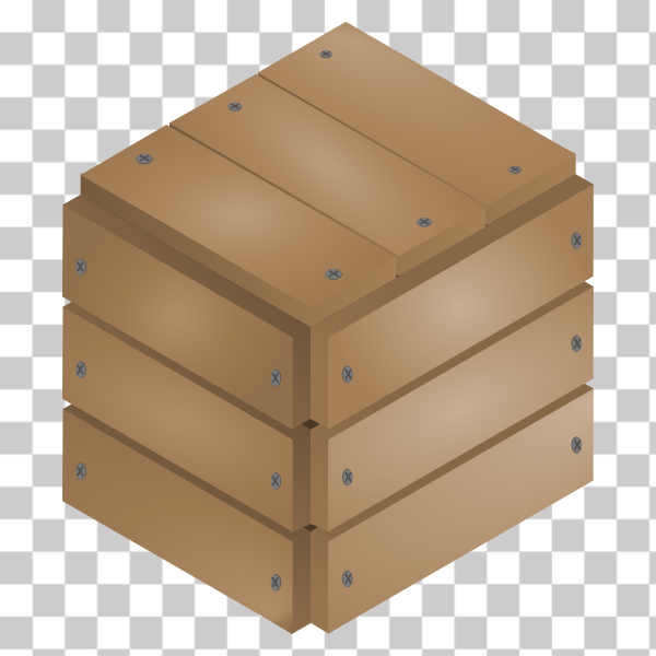 axo,box,brown,cardboard,container,icon,Icons,iso,sealed,upload2openclipart,wood,svg,freesvgorg