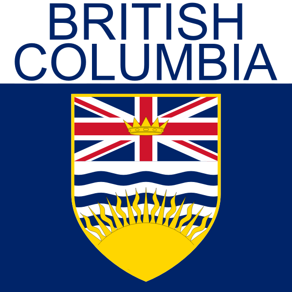 BC,British Columbia,Canada,clip art,flag,icon,province,british columbia,Immigration to Canada,svg,freesvgorg