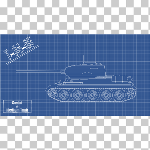 blue,clip art,clipart,svg,tank,technical,white,tank; panzer; blueprint; soviet; ussr; WW2,freesvgorg