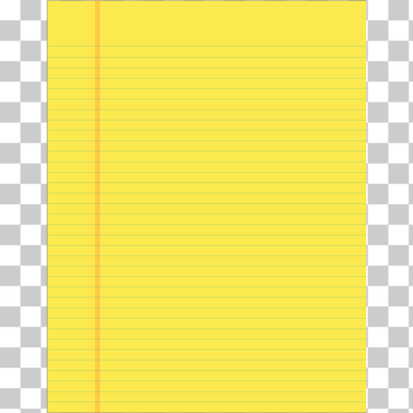 Yellow lined paper stock vector. Illustration of list - 51330664