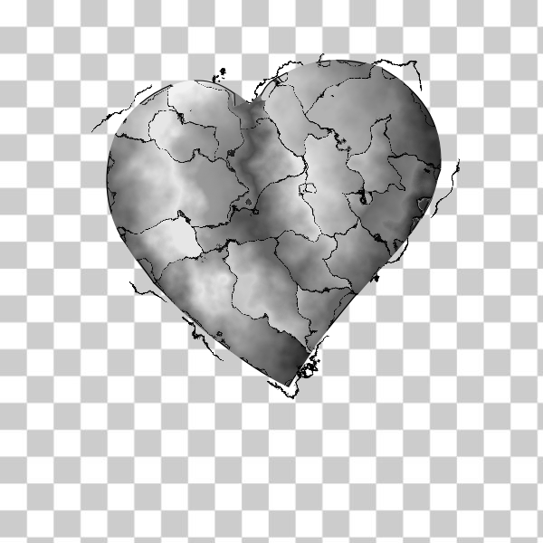 clip art,clipart,color,distorted,heart,steel,svg,freesvgorg