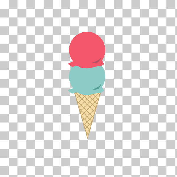 Ice Cream Clip Art, Cone, Scoops, Dessert, Ice Cream Party Clipart