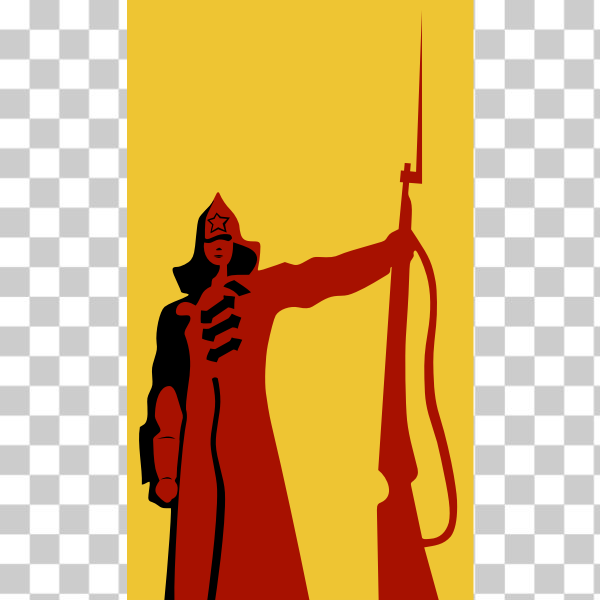 Army,bayonet,red,Red Army,revolution,rifle,soldier,svg,freesvgorg