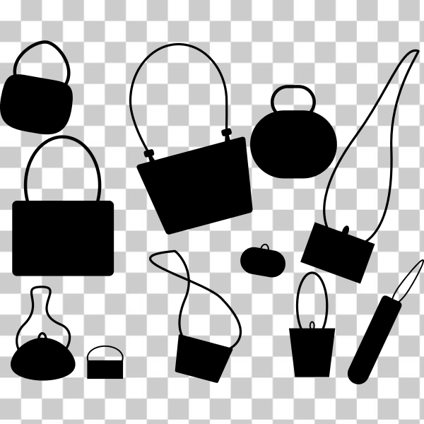 Free: SVG Purses Silhouettes - nohat.cc