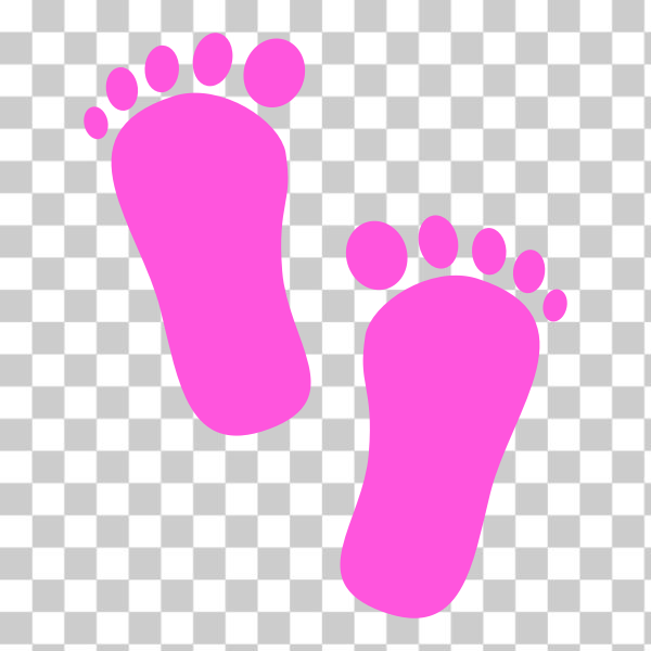baby,cute,feet,footprints,girl,pink,svg,freesvgorg