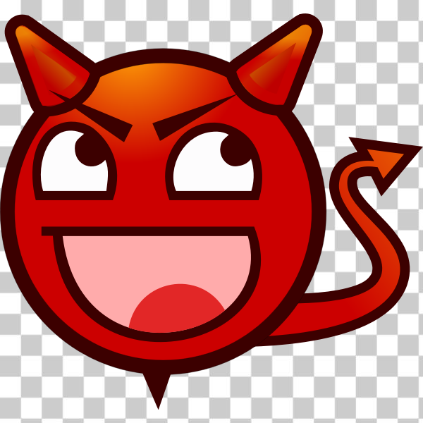 angry,cute,daemon,Demon,devil,emoticon,goatee,Hell,red,svg,freesvgorg