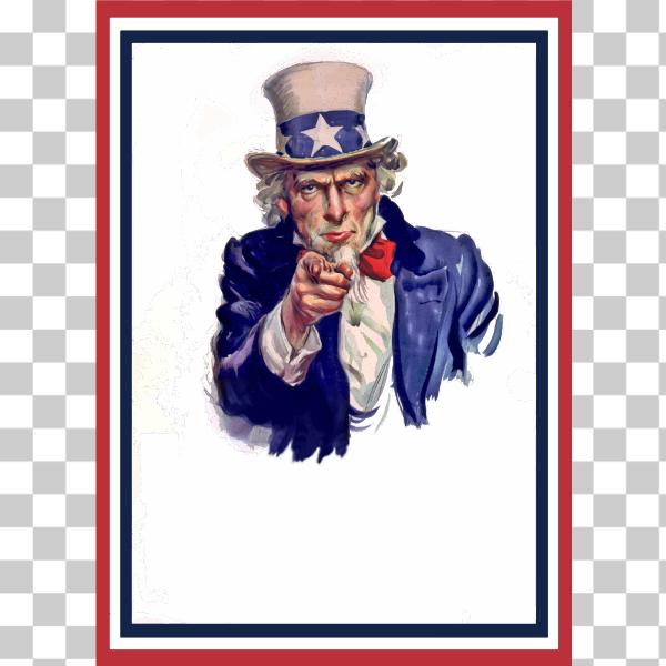 Army,poster,Sam,uncle,Uncle Sam,war,world war two,Semi-Realistic People,svg,freesvgorg