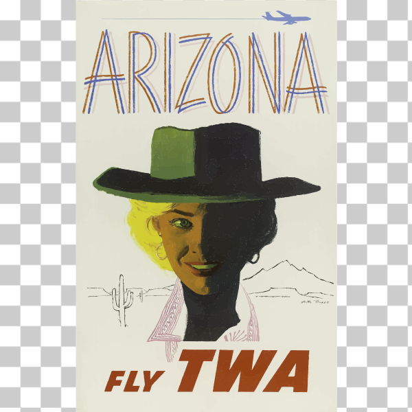 America,Arizona,poster,travel,United States,USA,vintage,svg,freesvgorg