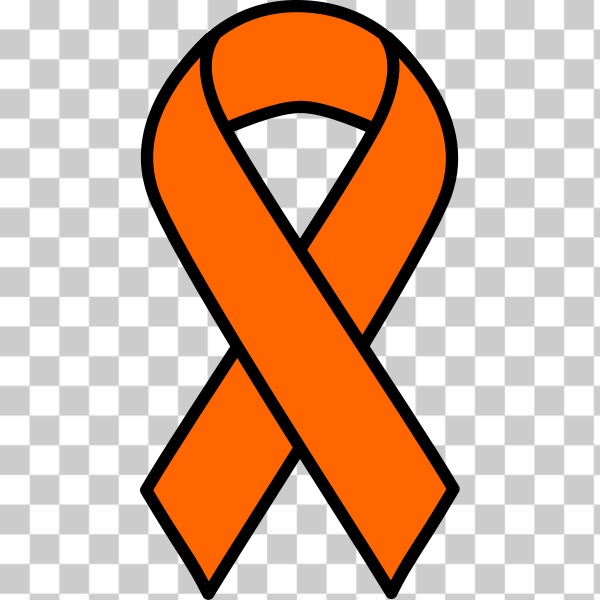 Free: SVG Orange ribbon 
