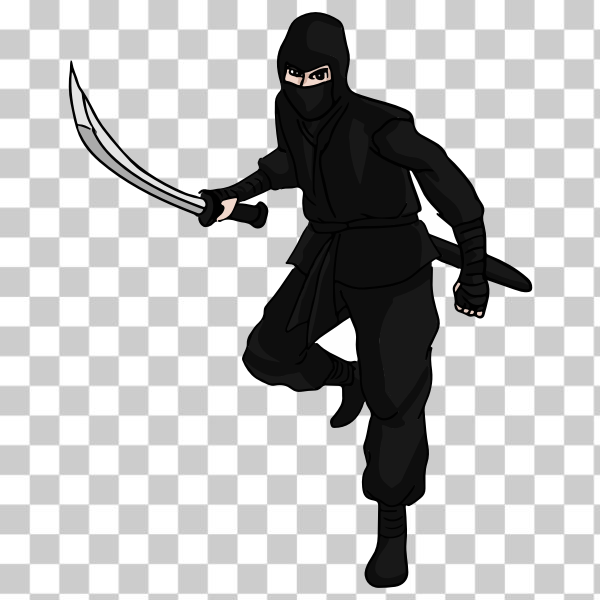 Ninja Assassin Svg/ninja Clipart/ninja Svg/ninja Silhouette