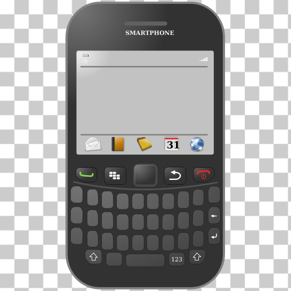 blackberry,cell,cellphone,gray,Nokia,phone,smartphone,svg,telephone,freesvgorg