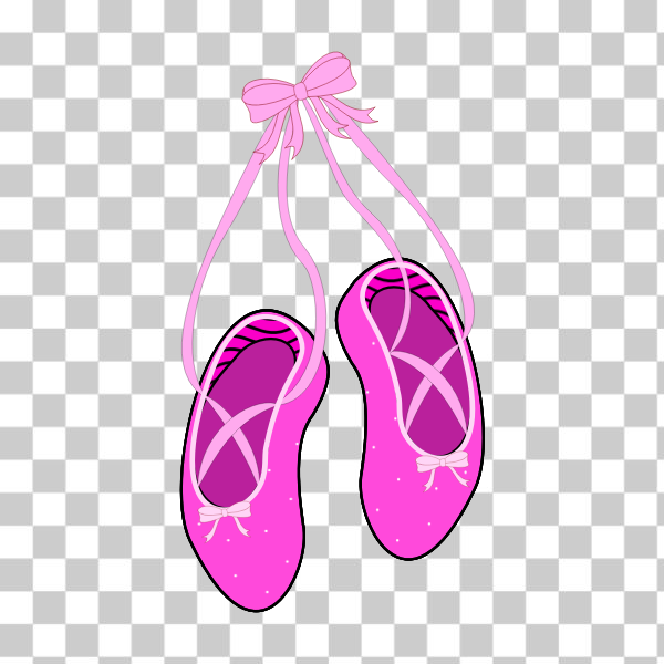 Free: SVG Ballet slippers - nohat.cc